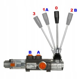 2-section distributor, 80l, 1 floating section