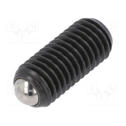 1 pcs x ELESA+GANTER - GN 615.3-M12-K - Ball latch, steel, Thread: M12, 26mm