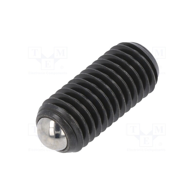 1 pcs x ELESA+GANTER - GN 615.3-M12-K - Ball latch, steel, Thread: M12, 26mm