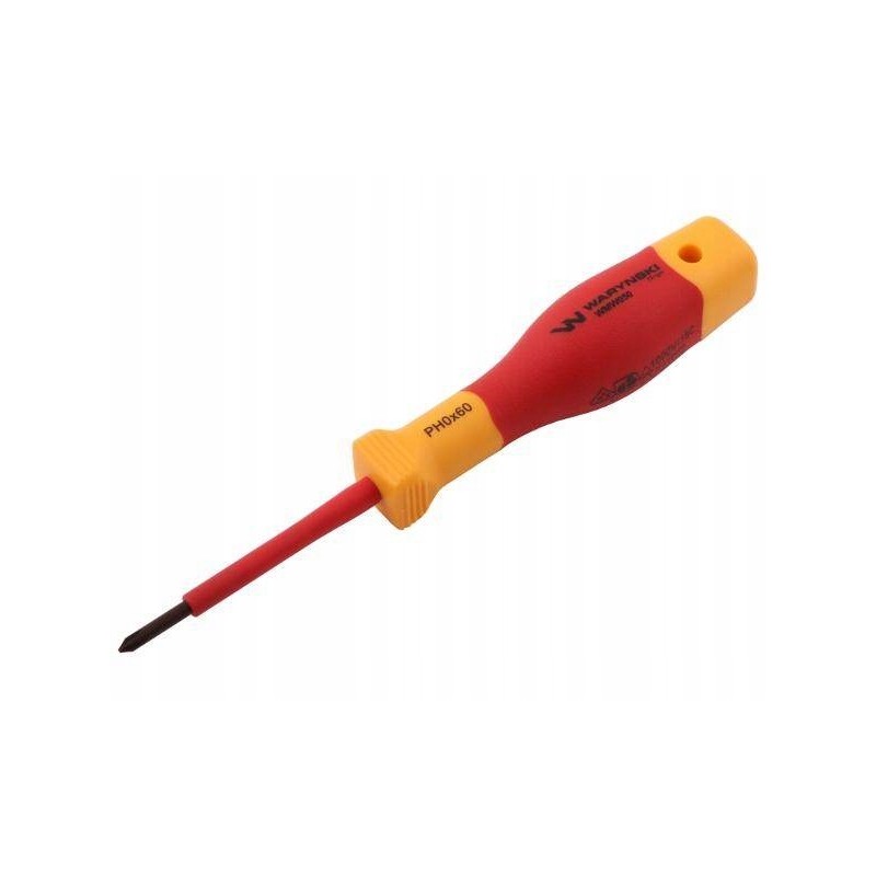 PH0 60 mm screwdriver insulated vde steel s2 motogene