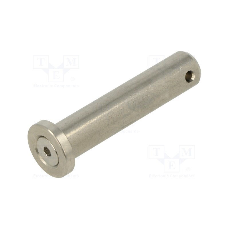 1 pcs x ELESA+GANTER - GN 2342-NI-10-40-B-2 - Assembly pin, Ø: 10mm, L: 40mm, Mat: stainless steel