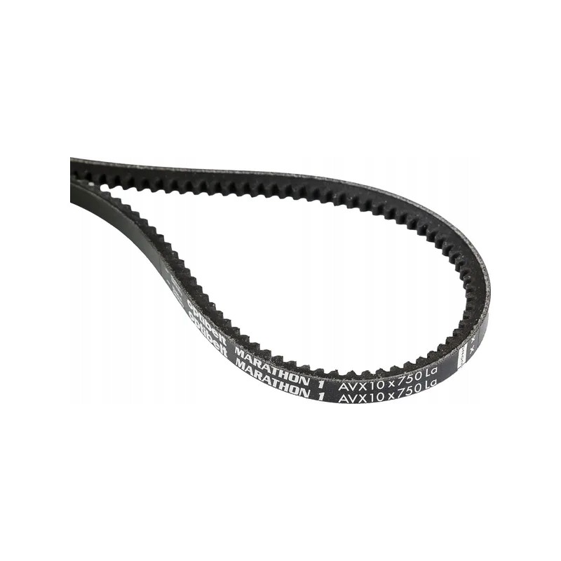 Toothed V-belt avx 10 750 mm