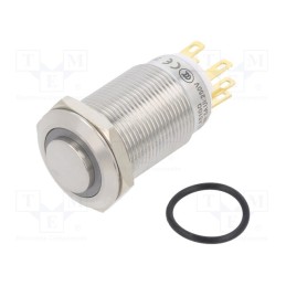 1 pcs x ONPOW - LAS1GQH-11ZE/R/24V/S - Switch: vandal resistant, Pos: 2, SPDT, 3A/220VAC, 5A/24VDC, IP65