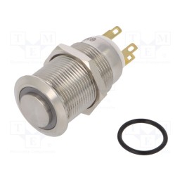 1 pcs x ONPOW - LAS1GQH-11ZE/Y/24V/S - Switch: vandal resistant, Pos: 2, SPDT, 3A/220VAC, 5A/24VDC, IP65