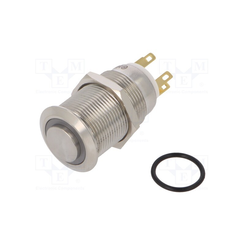 1 pcs x ONPOW - LAS1GQH-11ZE/Y/24V/S - Switch: vandal resistant, Pos: 2, SPDT, 3A/220VAC, 5A/24VDC, IP65