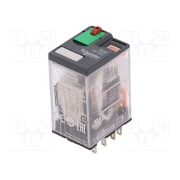 1 pcs x SCHNEIDER ELECTRIC - RXM4AB1B7 - Relay: electromagnetic, 4PDT, Ucoil: 24VAC, Icontacts max: 6A