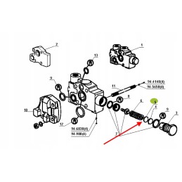 7701026957 hydraulic valve washer