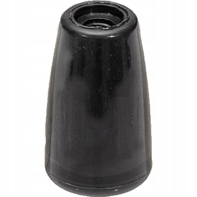 Conical knob, M8 thread, height 42mm, black