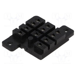 1 pcs x SCHRACK - 2-1393844-3 - Socket, PIN: 11, 10A, 240VAC, H: 11mm, W: 37.8mm, on panel, for PCB