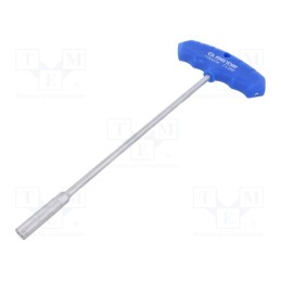 1 pcs x KING TONY - 115H07M-10 - Wrench, 6-angles,socket spanner, HEX 7mm, Chrom-vanadium steel