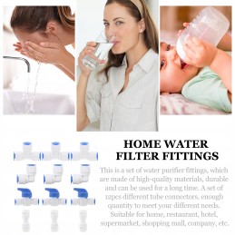 Metal water purification hose connector