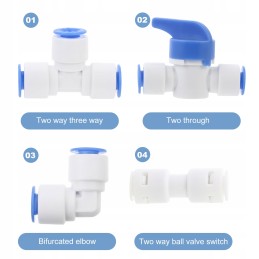 Water hose valve with 2-point quick connector
