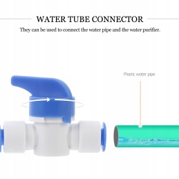 Water hose valve with 2-point quick connector
