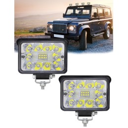 Set of 2 x halogen LED work lamp 60w 12 24v