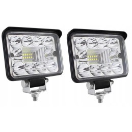 Set of 2 x halogen LED work lamp 60w 12 24v