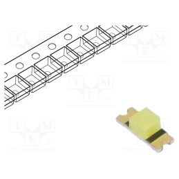1 pcs x Inolux - IN-S124ARUW - LED, SMD, 1204, white, 140mcd, 140°, 20mA, 3.3÷3.9V, Front: flat, 78mW