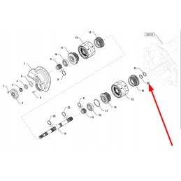 Pis06010013 external seger ring 45 x 2 5mm