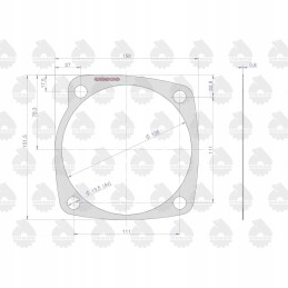 Output seal front drive krazelit 0 8mm c 3