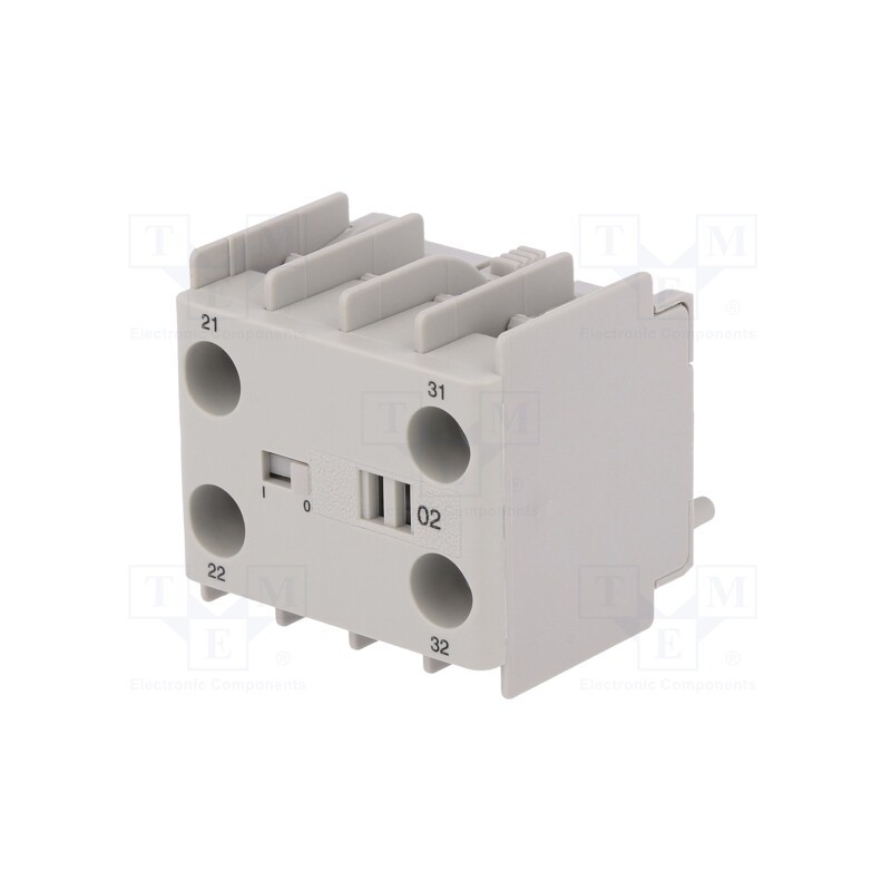 1 pcs x DANFOSS - CBN 02 - Auxiliary contacts, Series: CI 5, Leads: screw terminals, front