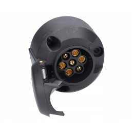 12v 7-pole plastic electrical socket