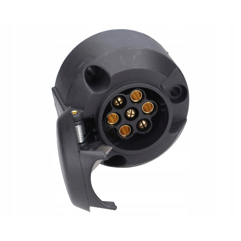 12v 7-pole plastic electrical socket