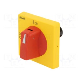 1 pcs x LOVATO ELECTRIC - GAX64 - Knob, GA, red/yellow