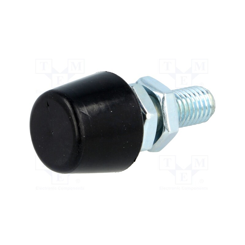 1 pcs x ELESA+GANTER - GN 708.1-M10-50-A-ST - Clamping bolt, Thread: M10, Base dia: 20mm, Kind of tip: flat