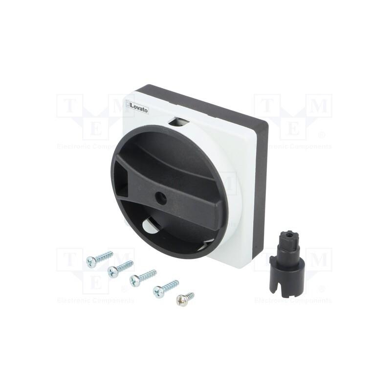 1 pcs x LOVATO ELECTRIC - GAX61B - Knob, GA, black