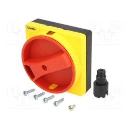 1 pcs x LOVATO ELECTRIC - GAX61 - Knob, GA, red/yellow