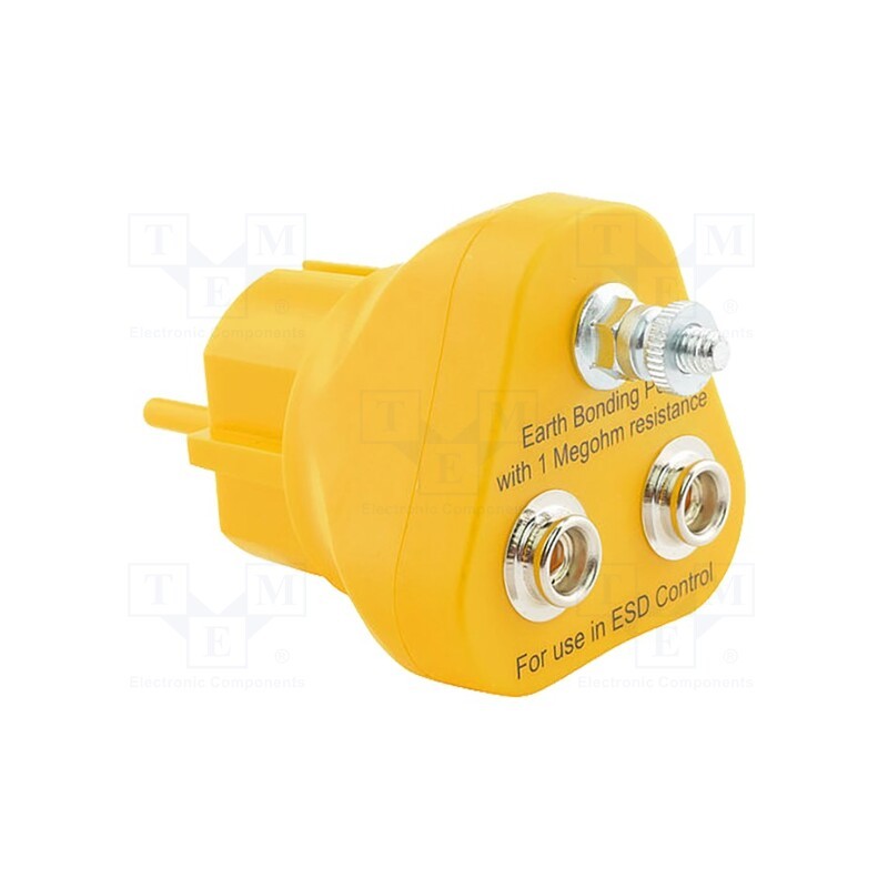 1 pcs x BERNSTEIN - 9-359-2 - Earthing plug, ESD, Features: resistor 1MΩ x2