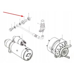 Km485qb 12602 overflow screw m12 x 1 25 x 27