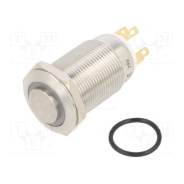 1 pcs x ONPOW - LAS1GQH-11ZE/B/24V/S - Switch: vandal resistant, Pos: 2, SPDT, 3A/220VAC, 5A/24VDC, IP65