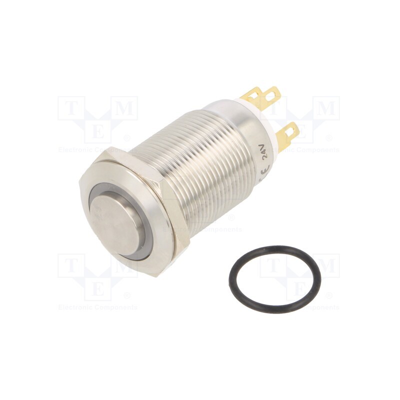 1 pcs x ONPOW - LAS1GQH-11ZE/B/24V/S - Switch: vandal resistant, Pos: 2, SPDT, 3A/220VAC, 5A/24VDC, IP65