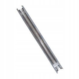 Vertical cover for the exhaust pipe, stainless steel, h18, height