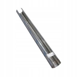 Vertical cover for the exhaust pipe, stainless steel, h18, height