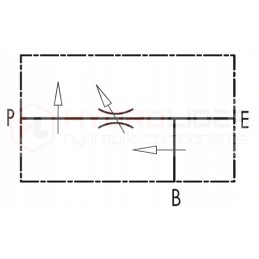 Hydraulic valve vpr3 divider with regulation 120l