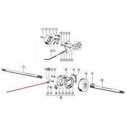 685189 0 drum brake spring