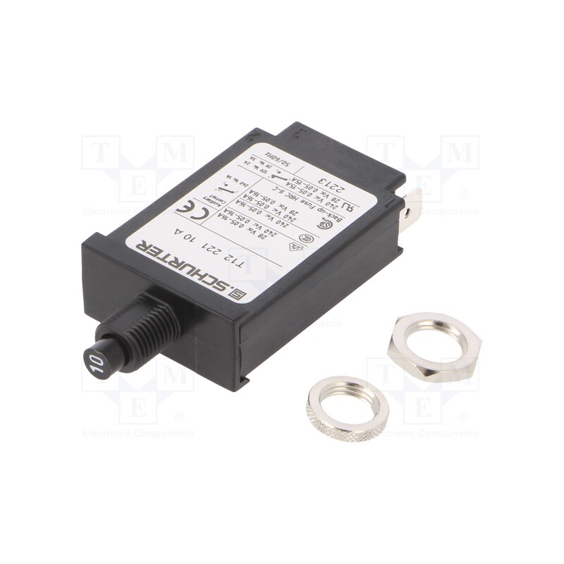 1 pcs x SCHURTER - 4410.0015 - Circuit breaker, 10A, MCB