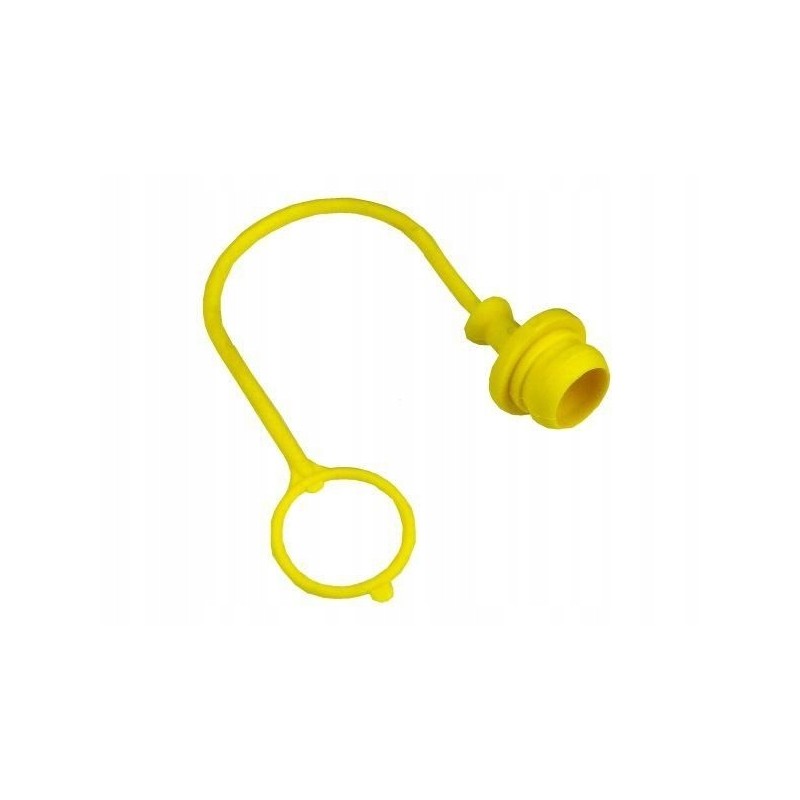 Cover for quick connector socket 3 4 yellow