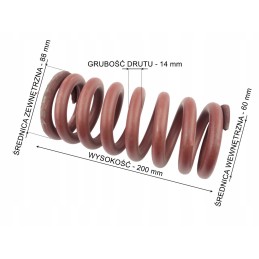 Front axle stub spring Zetor 5511 3649 5