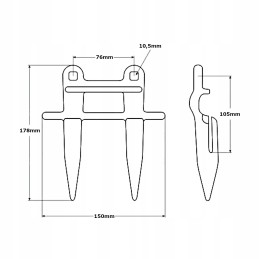 Reinforced double bagent 178x150x76 claas 6262951