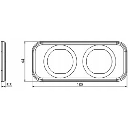 Removable double lighter panel