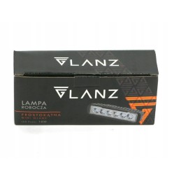 Mini rectangular work lamp 18w 6 LED glanz mo