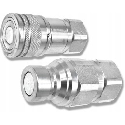 Quick disconnect dry connector, plug 1 2 3 8