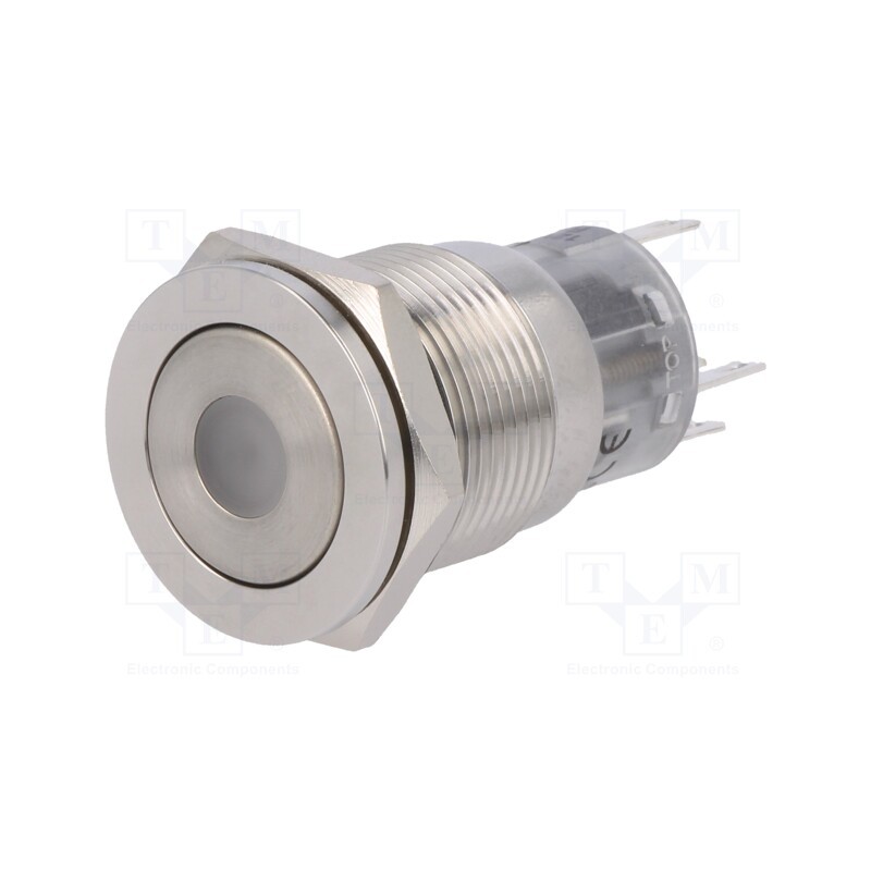 1 pcs x ONPOW - LAS1-AGQPF-11ZD/R/12V/S - Switch: vandal resistant, Pos: 2, SPDT, 0.5A/220VAC, 1A/24VDC, IP67