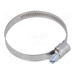 1 pcs x MPC INDUSTRIES - D4040 - Worm gear clamp, W: 9mm, Clamping: 40÷60mm, chrome steel AISI 430