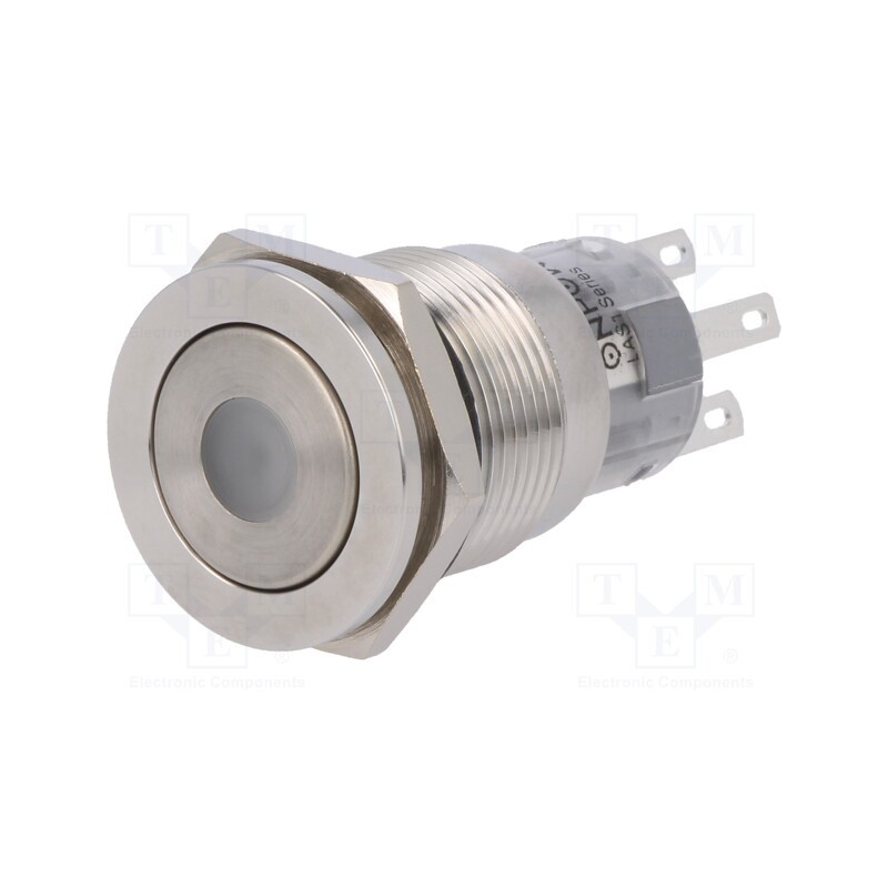 1 pcs x ONPOW - LAS1-AGQPF-11ZD/G/12V/S - Switch: vandal resistant, Pos: 2, SPDT, 0.5A/220VAC, 1A/24VDC, IP67