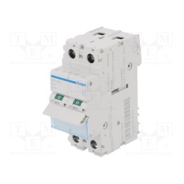 1 pcs x HAGER - SBN263 - Switch-disconnector, Poles: 2, for DIN rail mounting, 63A, 400VAC