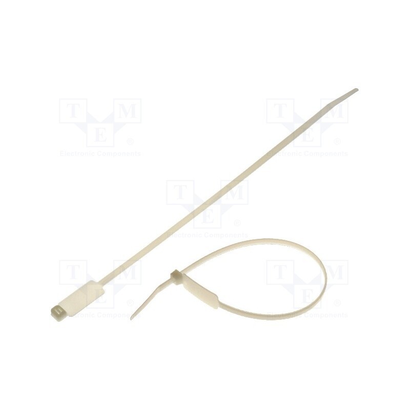 100 pcs x KSS WIRING - MCV-270 - Cable tie, with label, L: 270mm, W: 4.6mm, polyamide, 215.5N