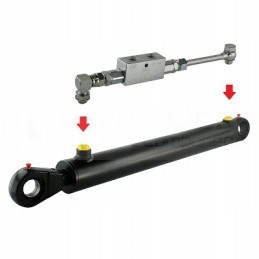 Hydraulic pipe fi12 with mesh fi16mm, length 310mm